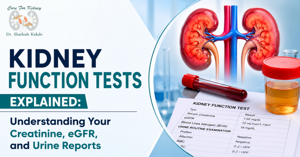 Kidney Function Tests Explained: Understanding Your Creatinine, eGFR, and Urine Reports